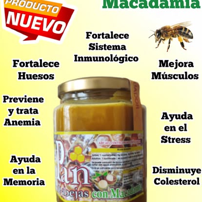 Pan de abejas con macadamia